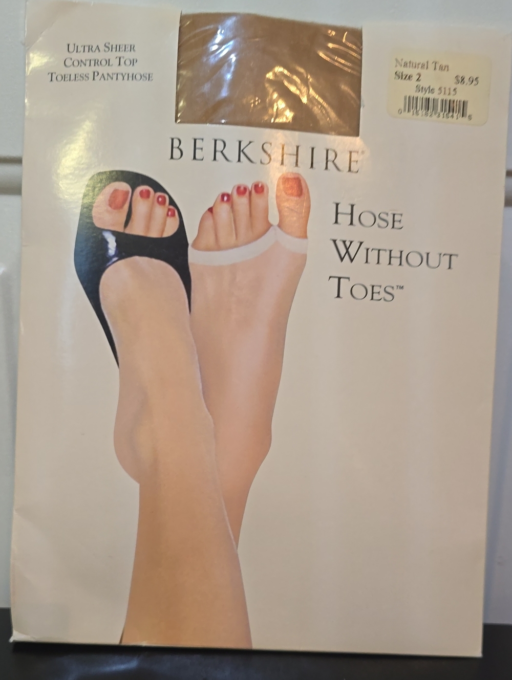 Berkshire Natural Tan Toeless Sheer Sandal Liners